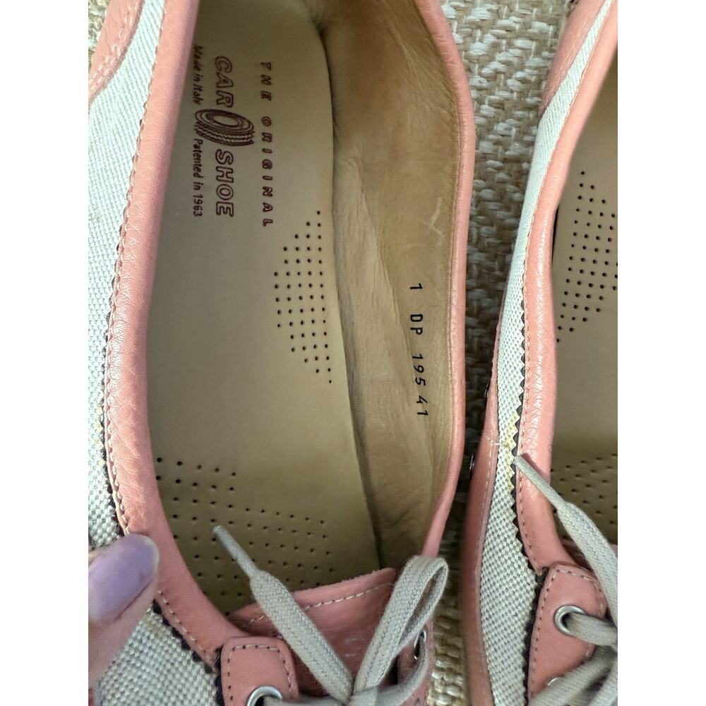PRADA The Original Car Shoe by Beige Pink women's Loafer Driving Shoes 10/10.5 - Picture 3 of 8